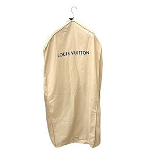 Louis Vuitton Garment Case Bag Suite Clothes Cover White 120x56cm Unused